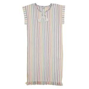 NEW SUNCHILD girl's combawa dress in rainbow
